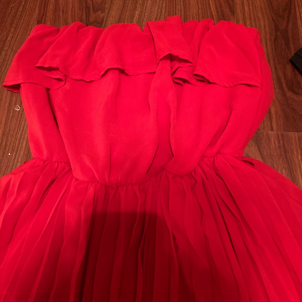 Red Halter Dress by New Look- size medium